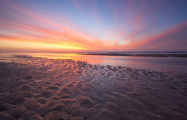 Wall Mural - ocean and sunset