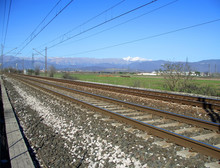 Railroad In Countryside