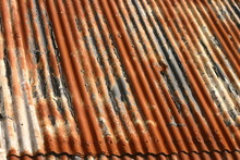Old Corrugated Rusty Roof