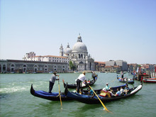 Gondolas And Santa Maria Della Salute