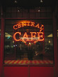 central cafe with flashy light, new york