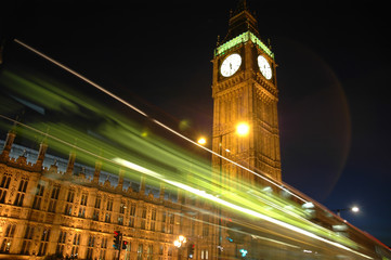 big ben de nuit