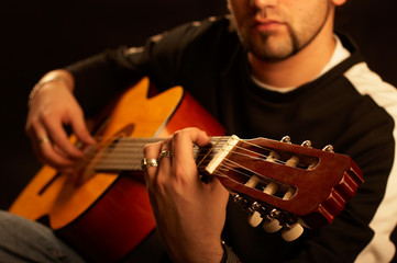 guitarist on stage