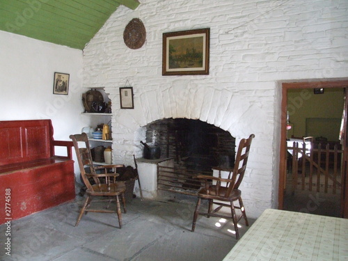 Scenic Old Irish Cottage Interior Buy This Stock Photo And