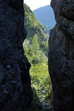 Narrow Path Between Stony Walls In Low Tatras
