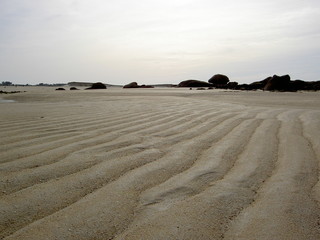 Canvas Print - sand in brittany