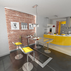 Wall Mural - yellow cook time2