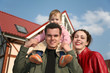 © Pavel Losevsky - family with baby and house 2
