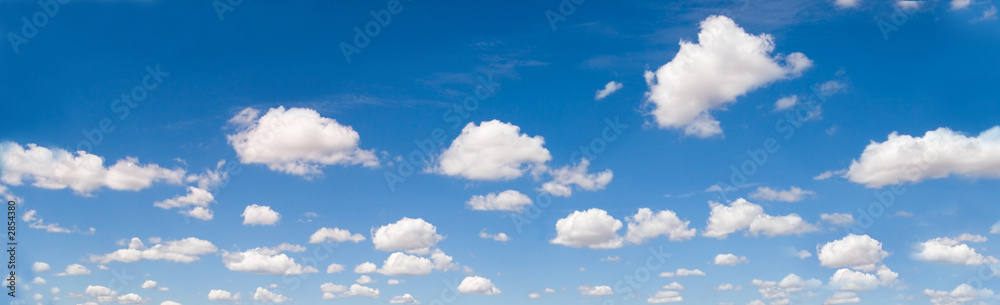 cloudscape panorama - obrazy, fototapety, plakaty 