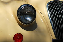 Headlight On Old Auto