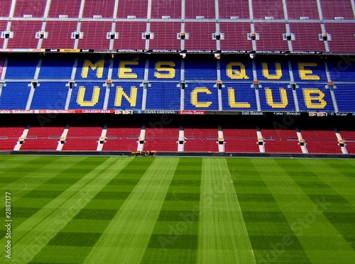 Plakat barcelona: nowy stadion stadionu