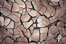 Dry Ground In The Fish River Canyon In Namibia