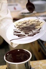 chocolate and crepe