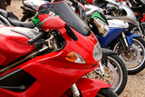 Fototapeta Miasto - italian superbike lineup