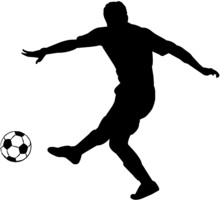 Soccer Silhouettes