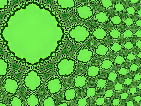 green abstract background with space for text