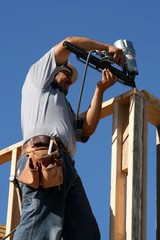 Wall Mural - construction, worker, carpenter