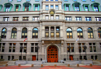 building at center plaza, near government center, boston