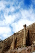 the tall walls at the acropolis