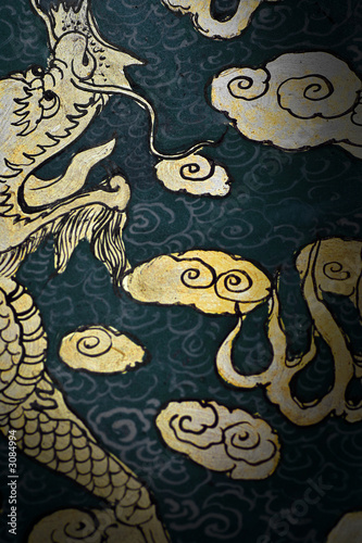 Nowoczesny obraz na płótnie dragon door