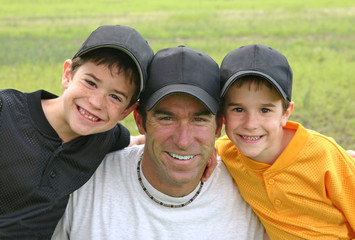 dad and boys