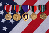 Fototapeta  - american war medals