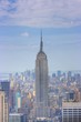 empire state building and manhattan skyline, new y