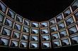 Leinwandbild Motiv matrix von fernsehern