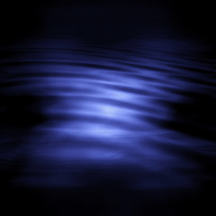 lake wave in night