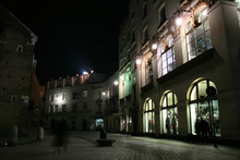 Krakow - Street Life At Night