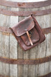 vintage barrel and bag
