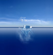 Leinwanddruck Bild iceberg