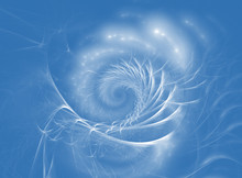 Blue Spiral Design / Background