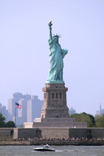 The Statue Of Liberty In New York Harbor