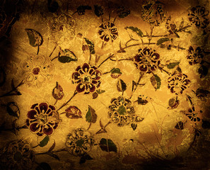 grunge floral background