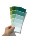 paint swatches - green
