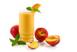 canvas print picture - peach smoothie