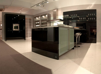 the new modern kitchen