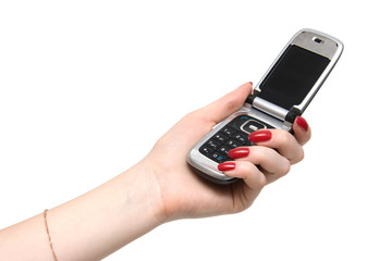 phone in hand