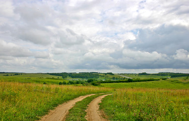 Wall Mural - road to sky