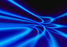 Abstraction Blue Neon Background