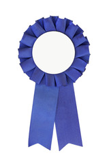 blue ribbon close-up