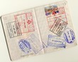 passport - lebanese stamps and visas