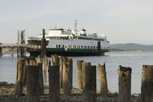 Ferry At The Dock