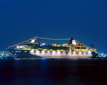 Cruise Ship At Night