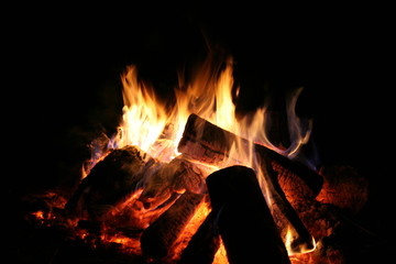 fire in the night