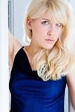 Fototapeta  - young blond woman portrait