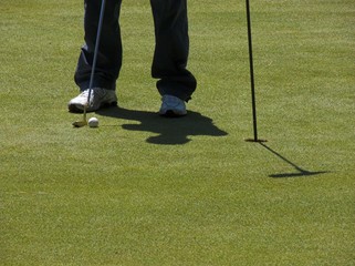 golf green putt