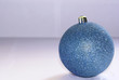 chrismas sphere blue one ball shiny