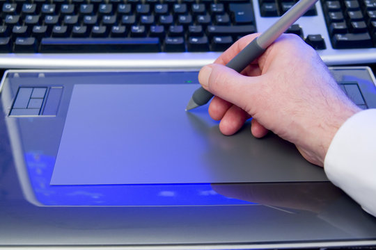 Zeichnen mit einem Graphik Tablet